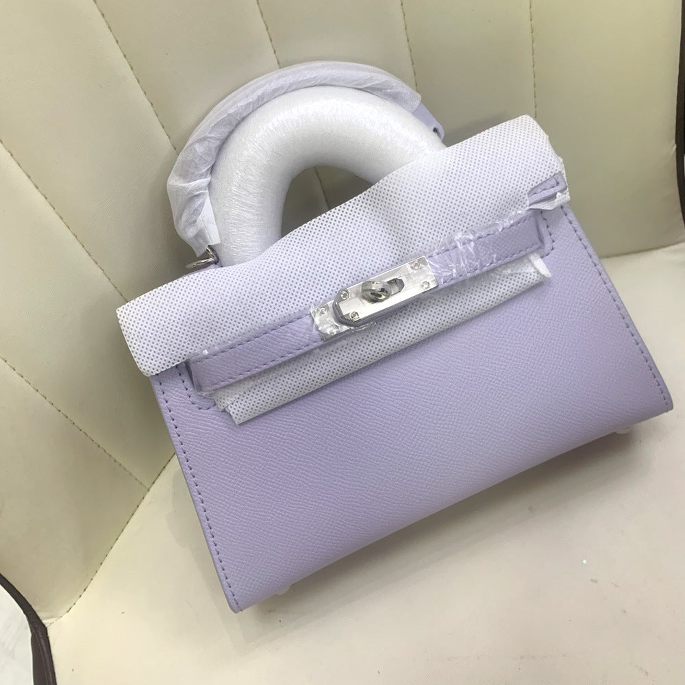 Women's Trendy Genuine Leather Fashionable Kelly Handbags