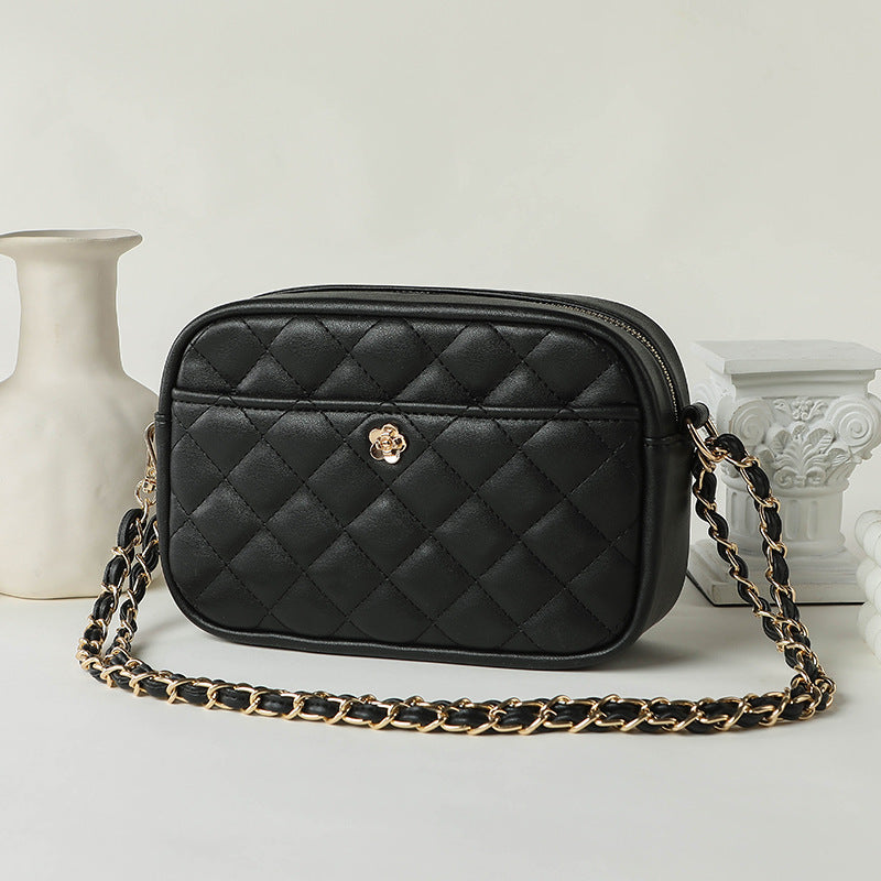 Women's & Men's Creative Trendy Diamond Plaid Chain Crossbody Bags