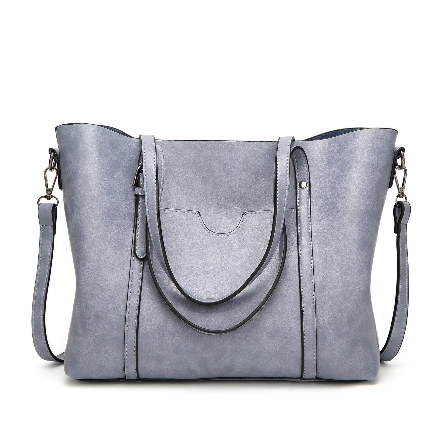 Women's Fashion Oil Wax Leather Portable Shoulder Bags