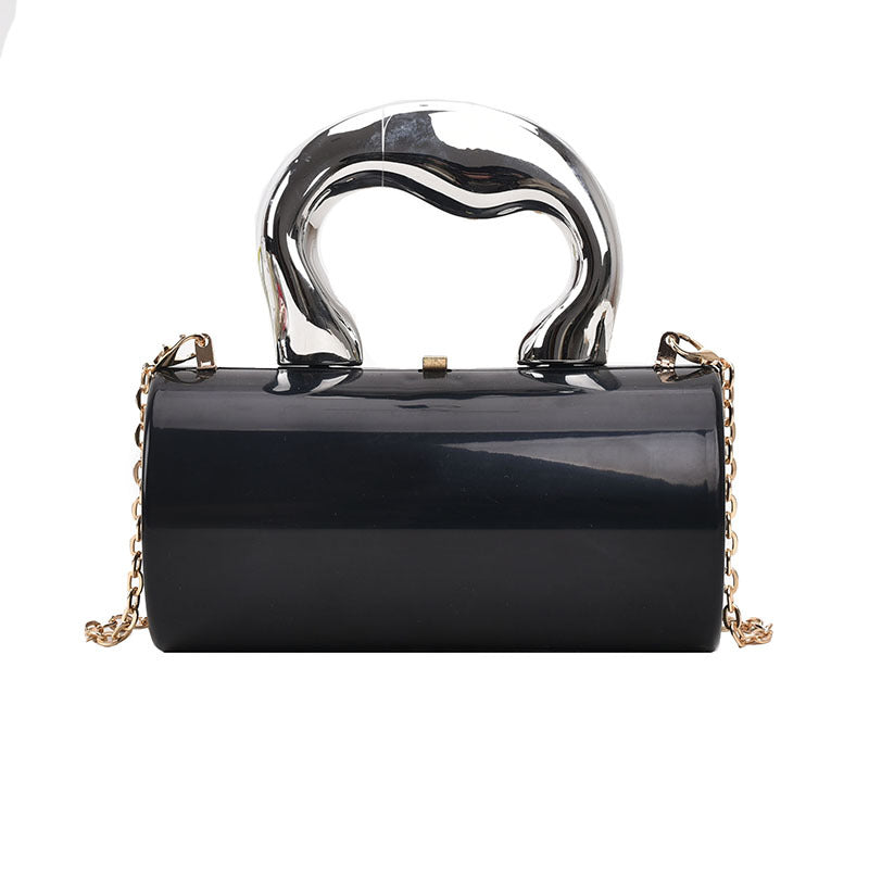 Candy Color Acrylic Cylinder Mori Style Bags