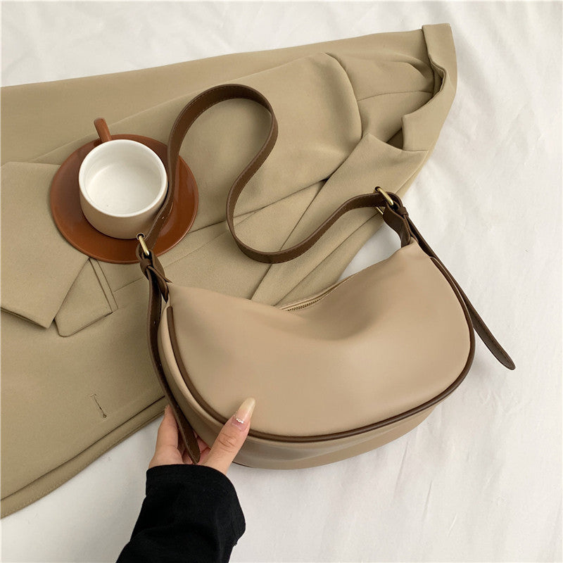 Leather Large Capacity Fashion Simple Leisure Shoulder Bags