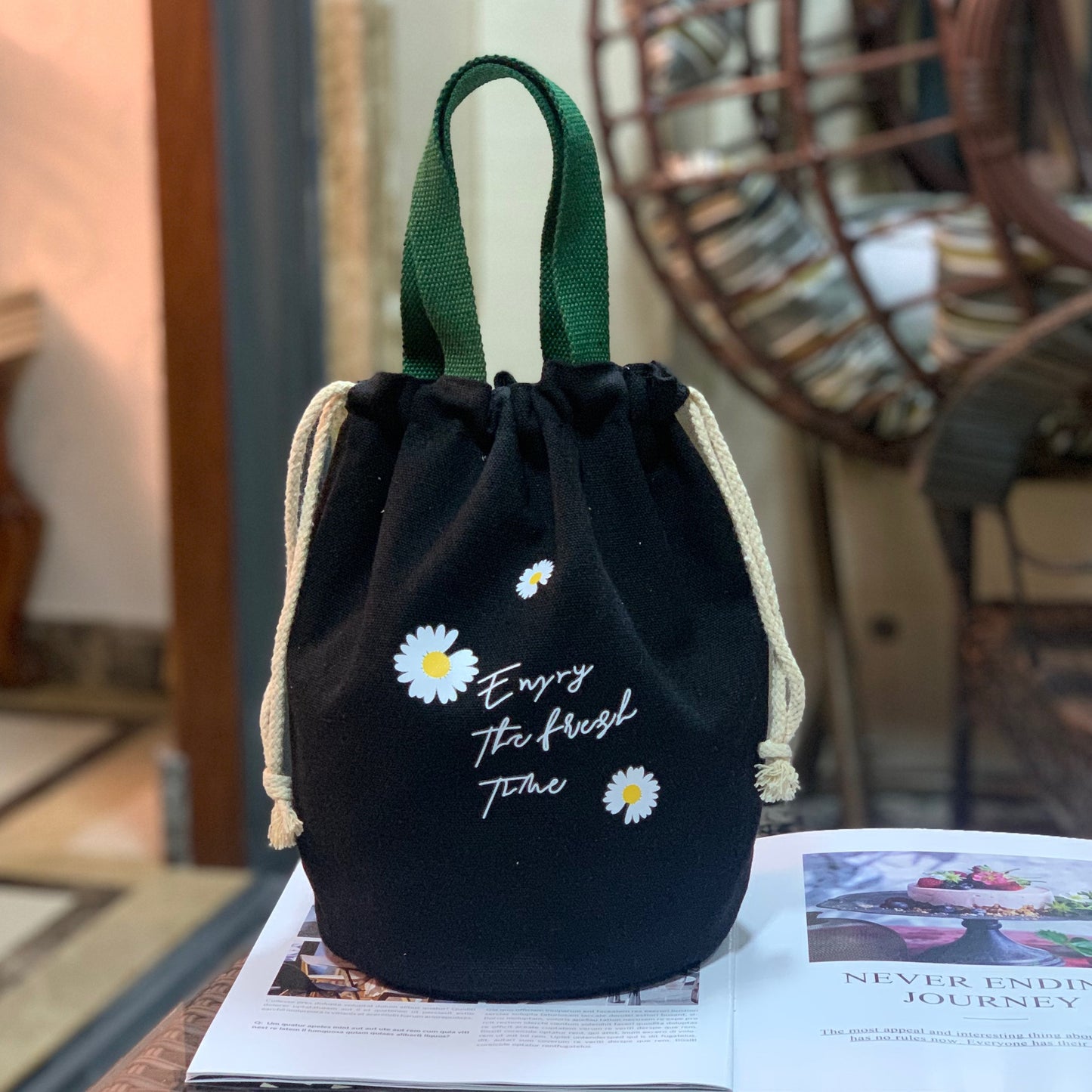 Portable Vacuum Cup Braised Protective Octave Handbags