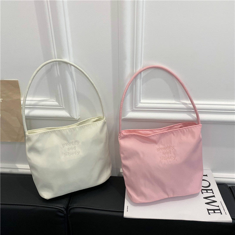 Beautiful Charming Women's Attractive Simple Nylon Armpit Bags