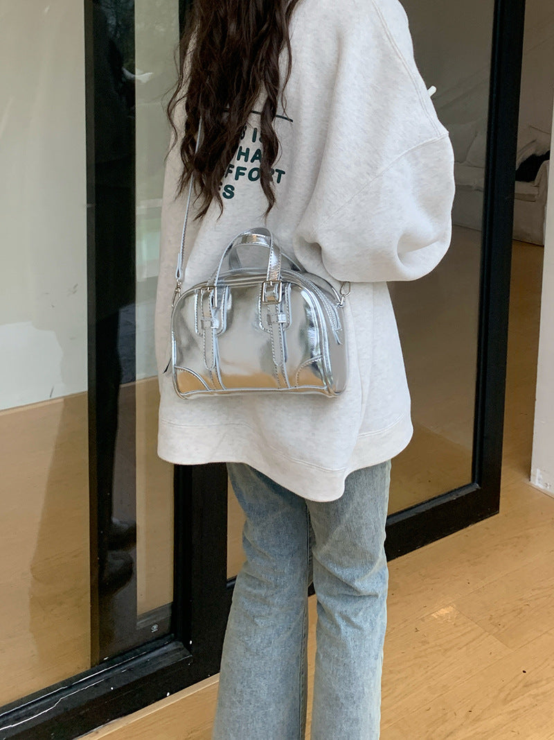 Women's Korean Niche Retro Black Fashion Handbags