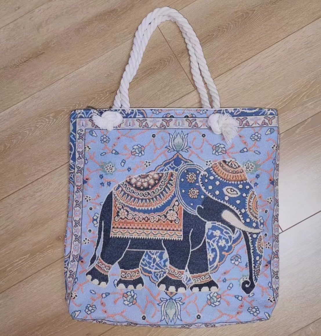 Ethnic Embroidery Double-sided Scenic Spot Thick Shoulder Bags