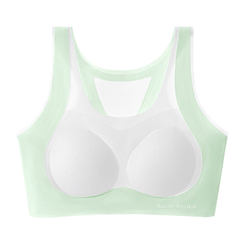 Development Period Traceless Ventilation Vest Shockproof Junior Bras
