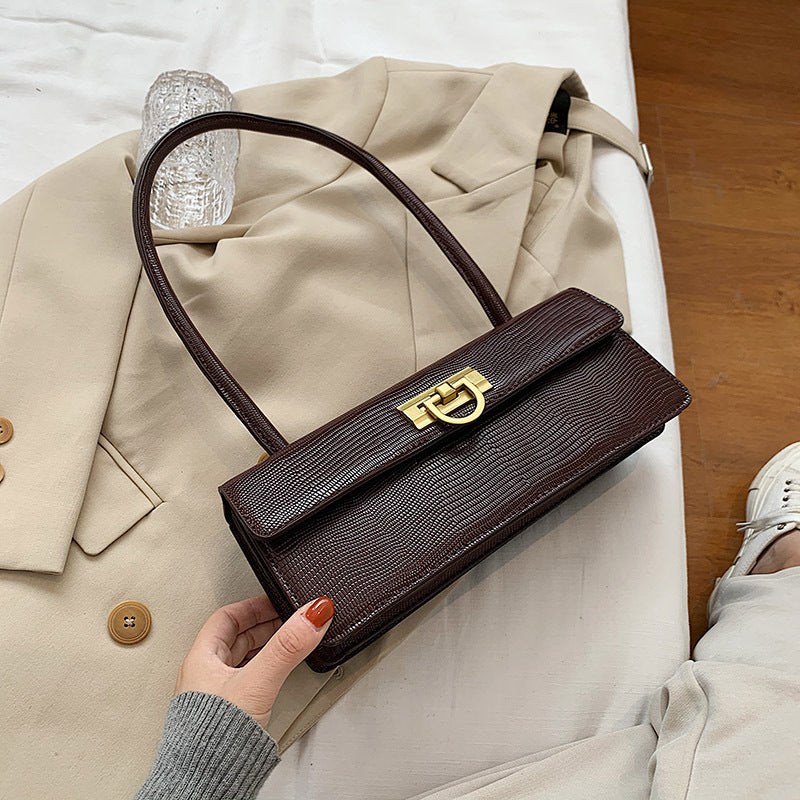 Women's French Style Underarm Niche Fashion Baguette Shoulder Bags