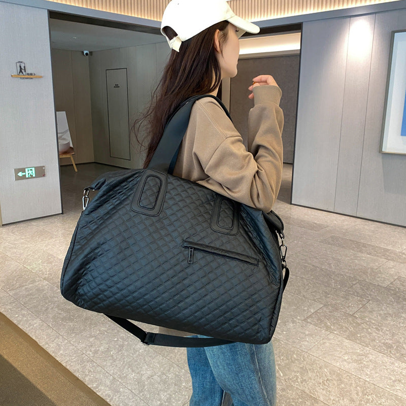 For Korean Style Rhombic Short-distance Large Travel Bags