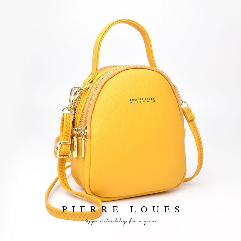 Women's Pierre Korean Style Solid Color Simple Backpacks