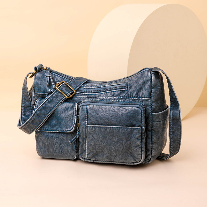 Beautiful Women's Mother Soft Leather Textured Women's Shoulder Bag