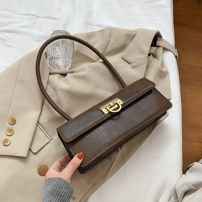 Women's French Style Underarm Niche Fashion Baguette Shoulder Bags