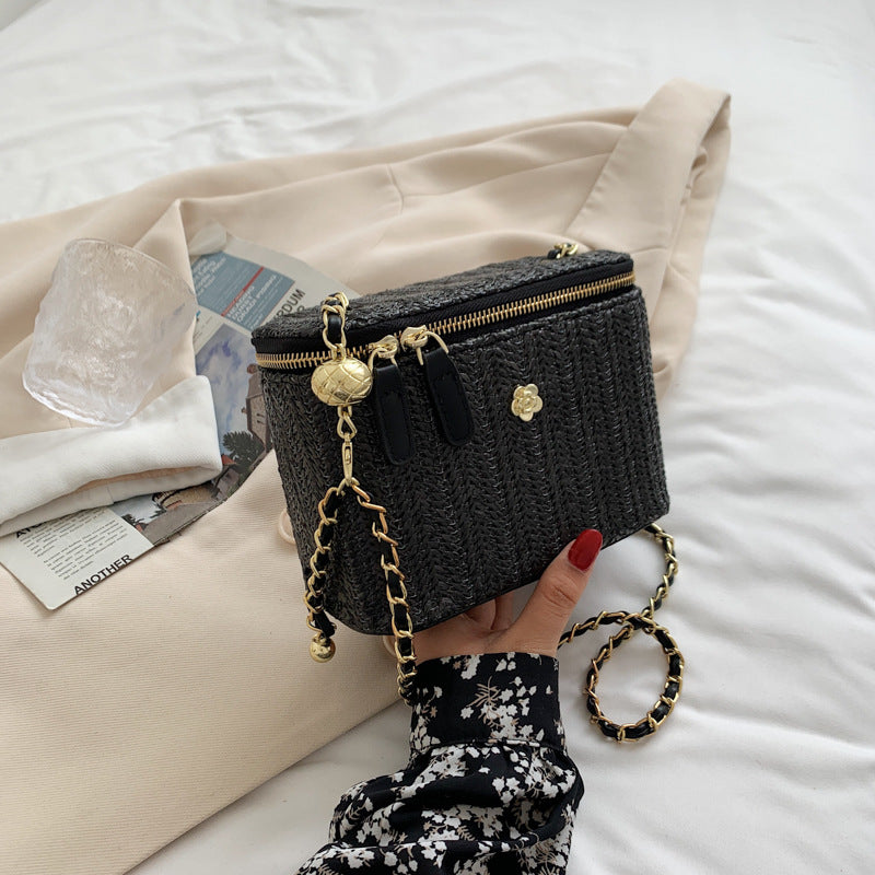 Graceful Elegant Box Chain Bohemian Style Crossbody Bags