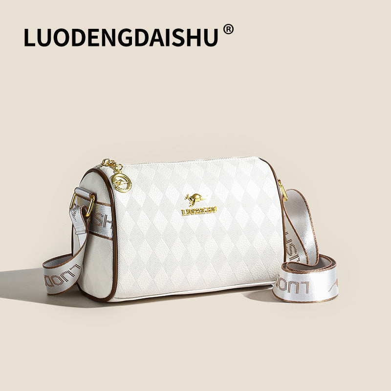 Women's Rhombus Boston High-grade Light Luxury Temperament Shoulder Bags