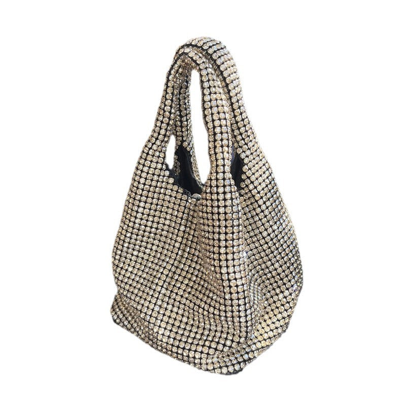 Women's Quality King Full Diamond Gradient Color Handbags