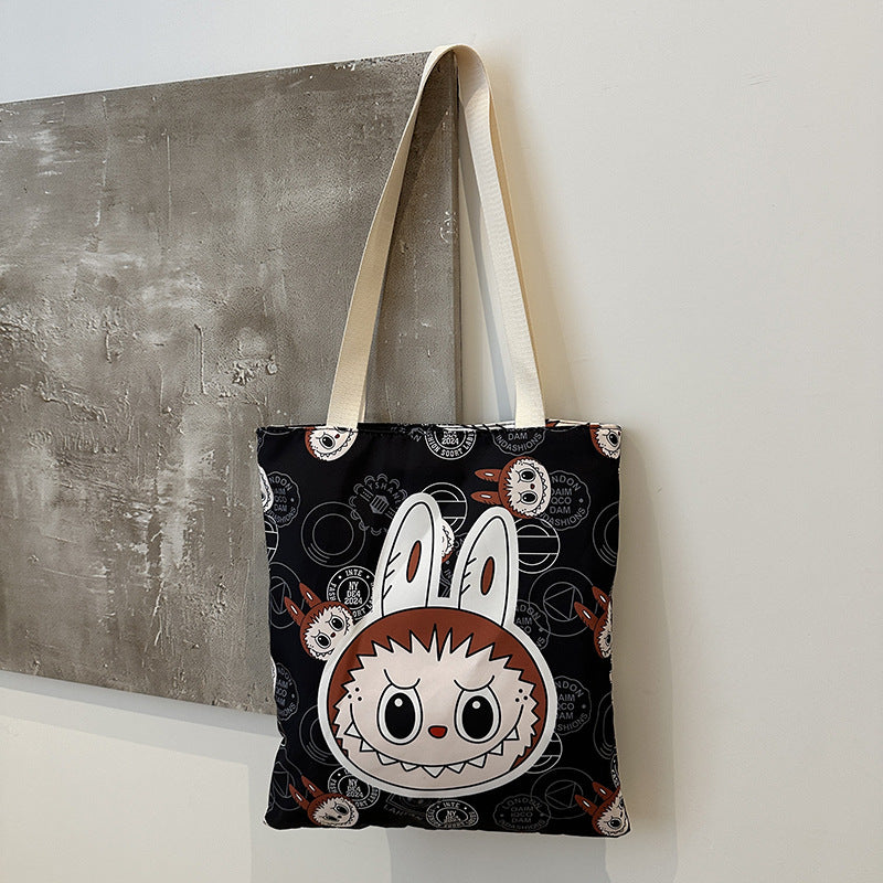 Women's Cartoon Automobiles Curtain Cloth Peripheral Tuition Shoulder Bags