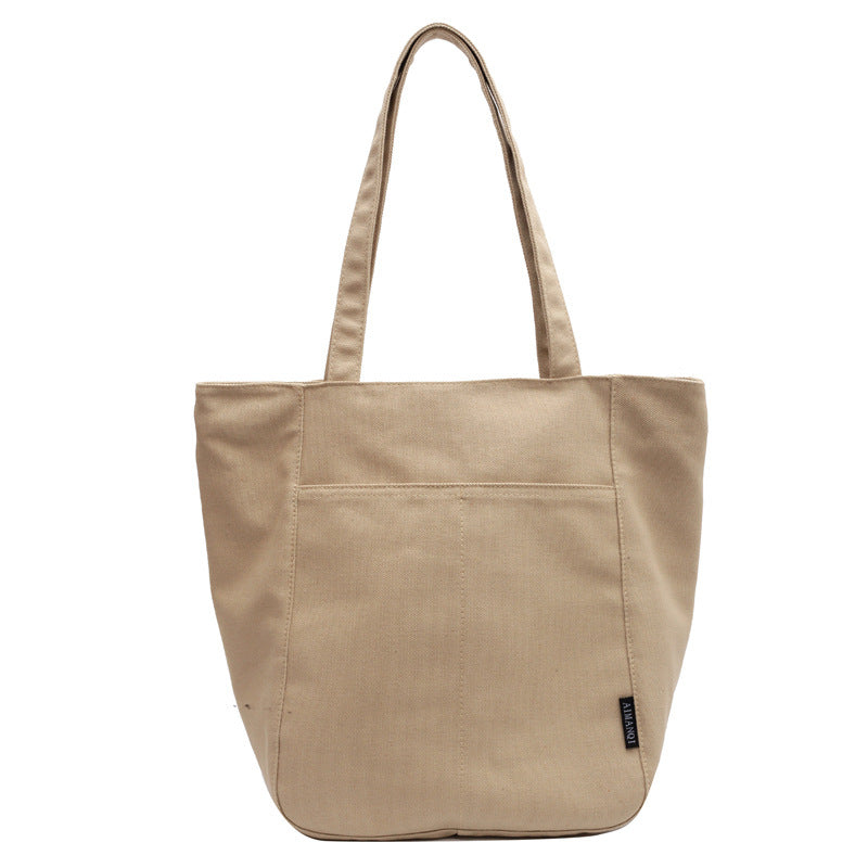 Women's Canvas Niche Design Large Capacity Commuter Shoulder Bags