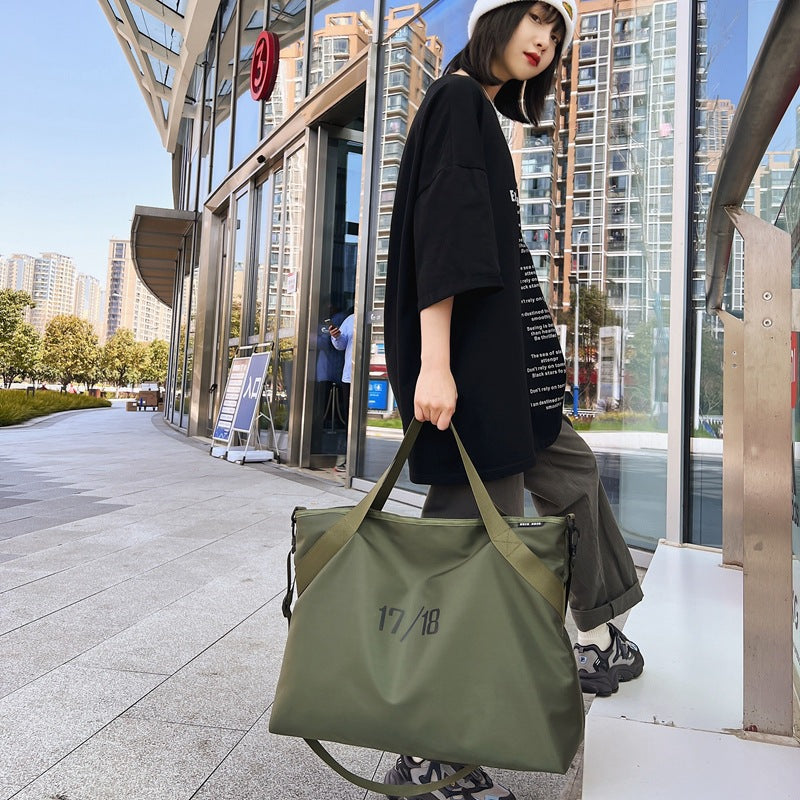 Women's Large Capacity And Lightweight Big Neutral Trendy Cool Shoulder Bags