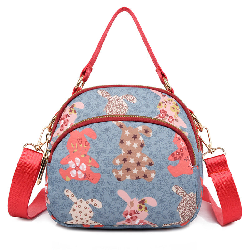 Slouchy Women's Korean Style Nylon Cloth Crossbody Bags