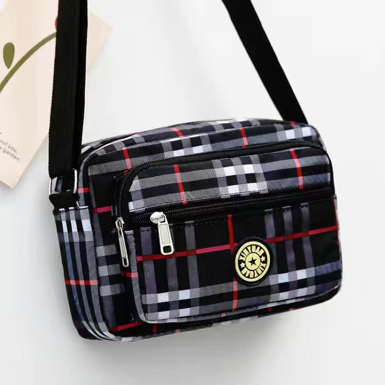 Women's Oxford Stall Large Capacity Leisure Flower Crossbody Bags