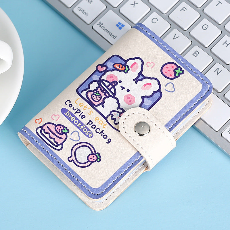 Cartoon Multiple Slots Large Capacity Creative Card Holder