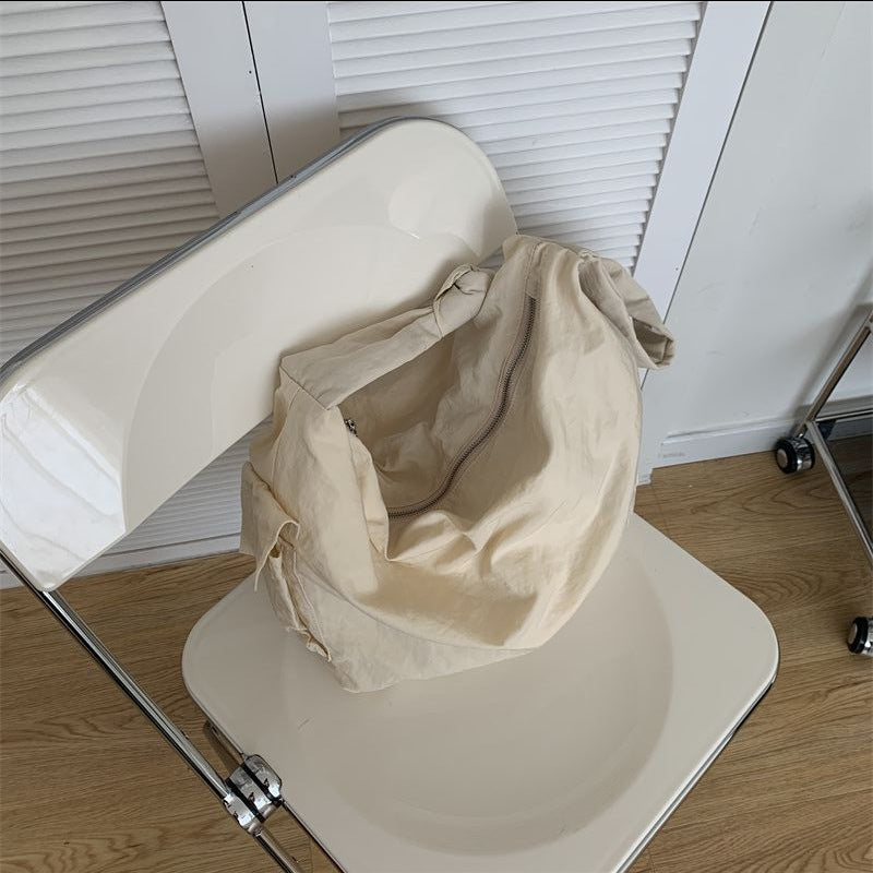 Women's Fashion Nylon Girdle Bundle Large Capacity Dumpling Shoulder Bags