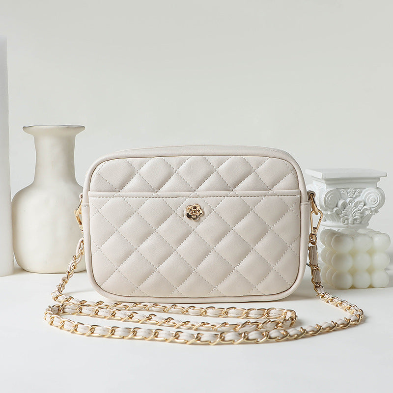 Women's & Men's Creative Trendy Diamond Plaid Chain Crossbody Bags