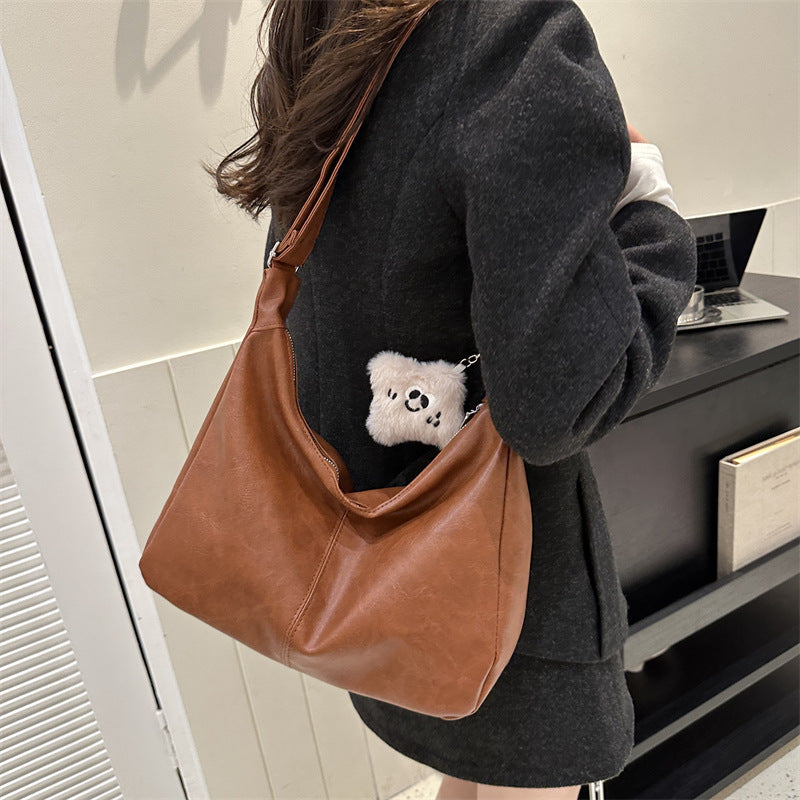 Retro Niche Commuter Winter Female Korean Shoulder Bags