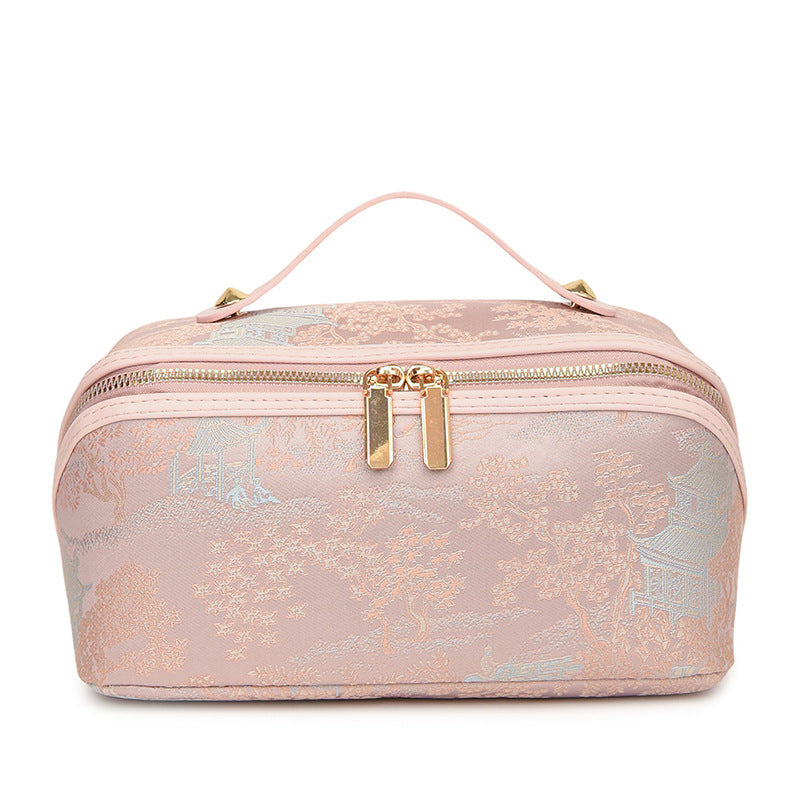 Women's Wash Portable Buggy Large Capacity High-grade Cosmetic Cases