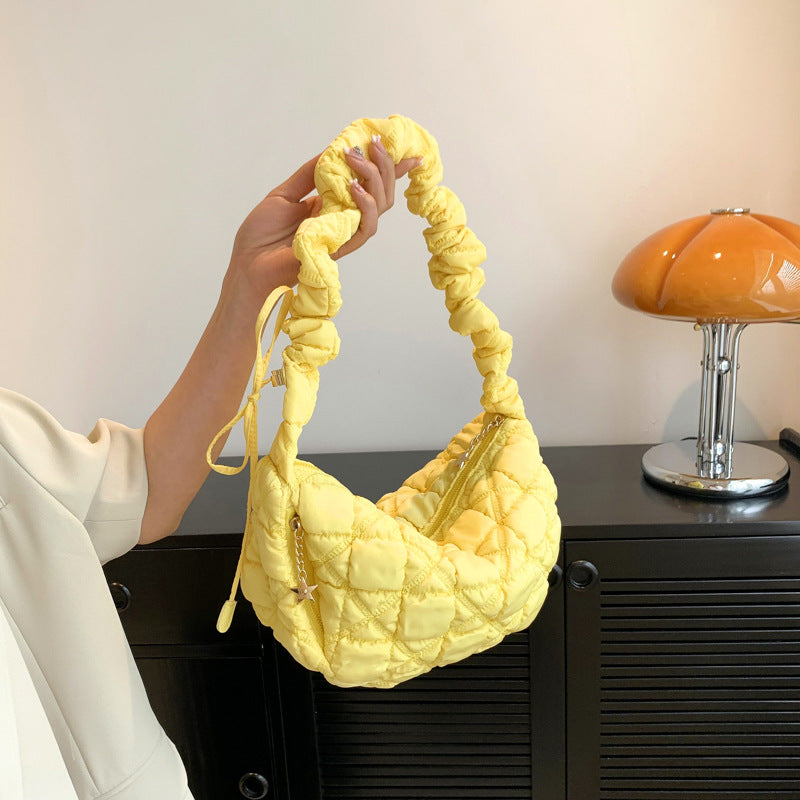 Women's Cloud Female Personality Embroidered Fashion Dumplings Bags