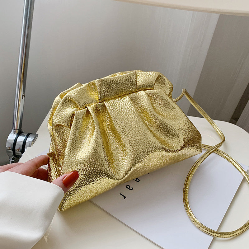 Women's Special Interest Light Luxury Pleated Cloud Shoulder Bags