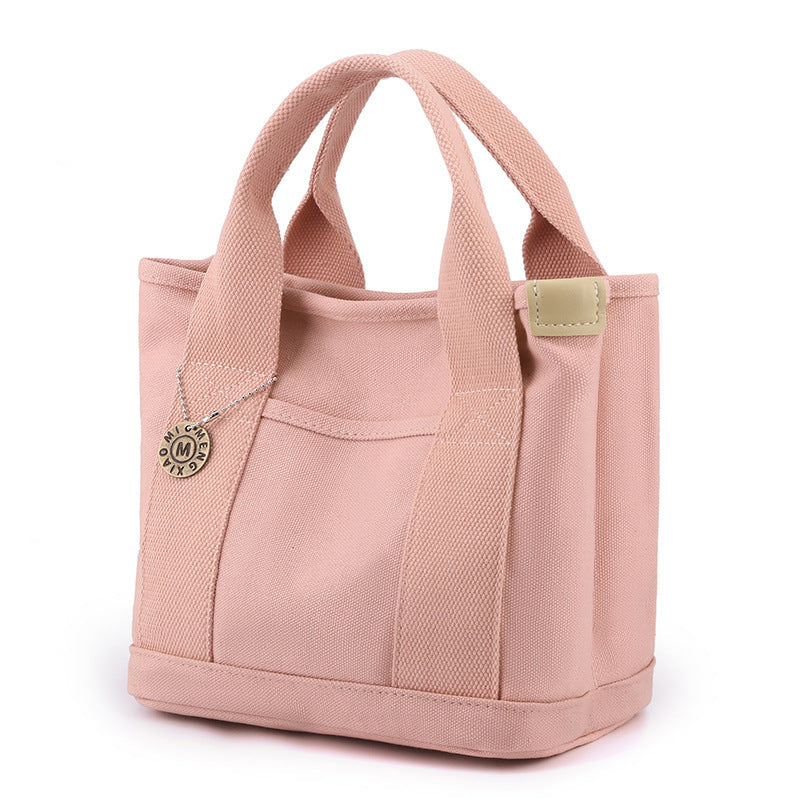 Women's Canvas Reticule Out Clutch Large Handbags