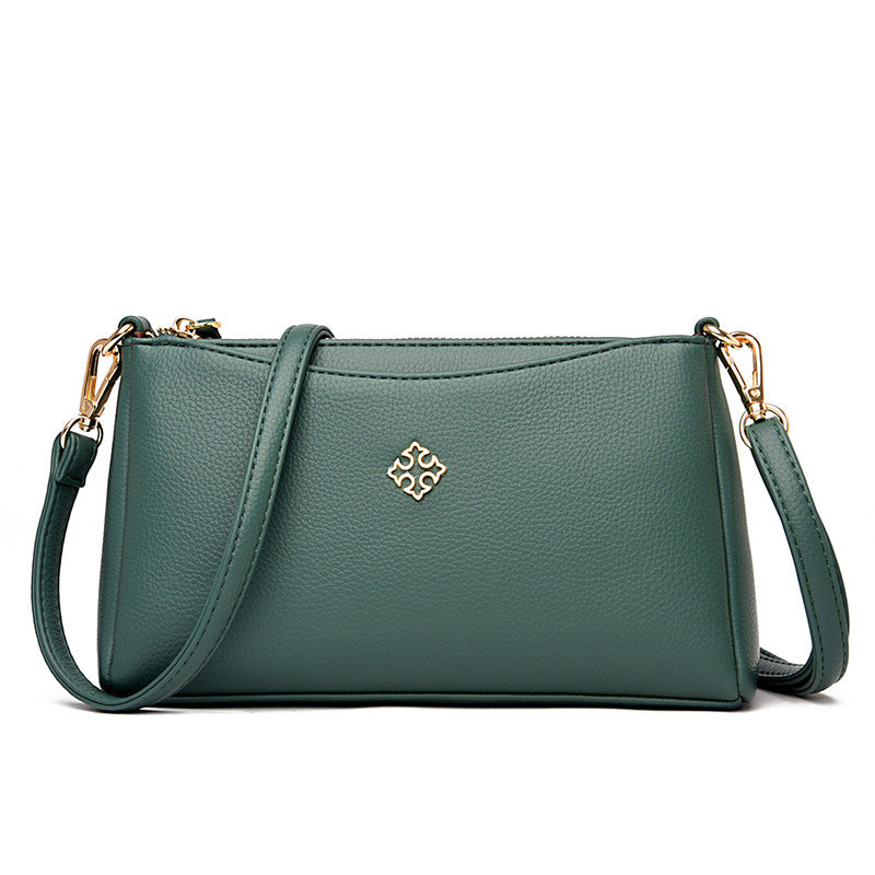 Women's Korean Fashion Mom Soft Leather Shoulder Bags