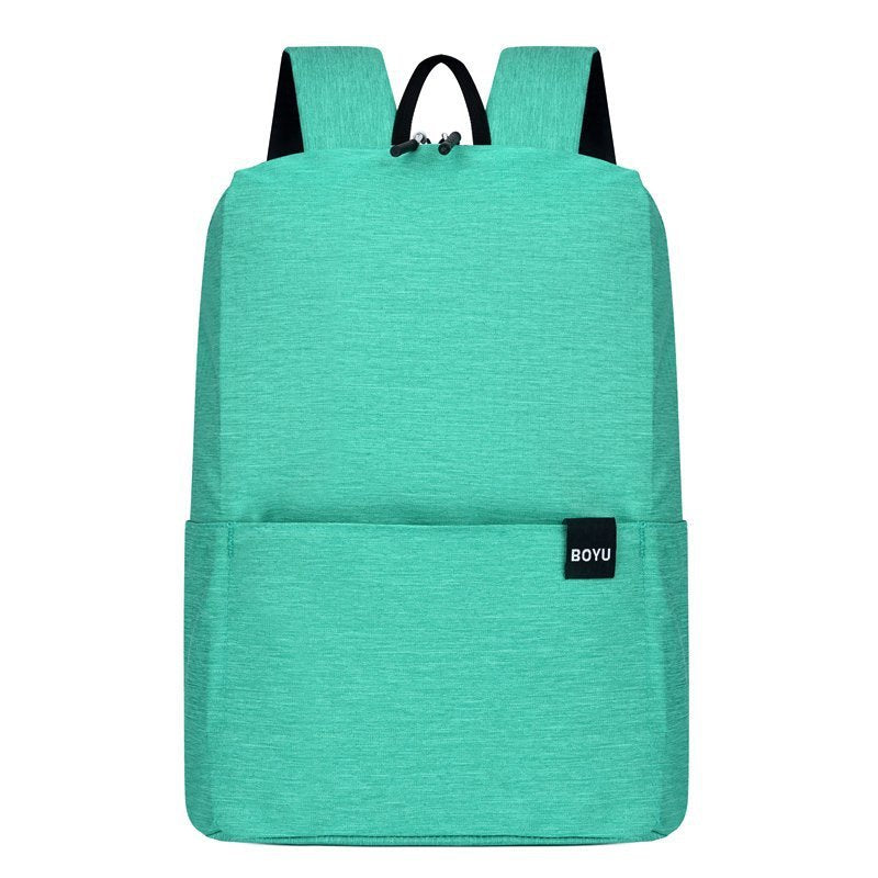 Women's & Men's & Simple Black Easy Storage Shopping Backpacks