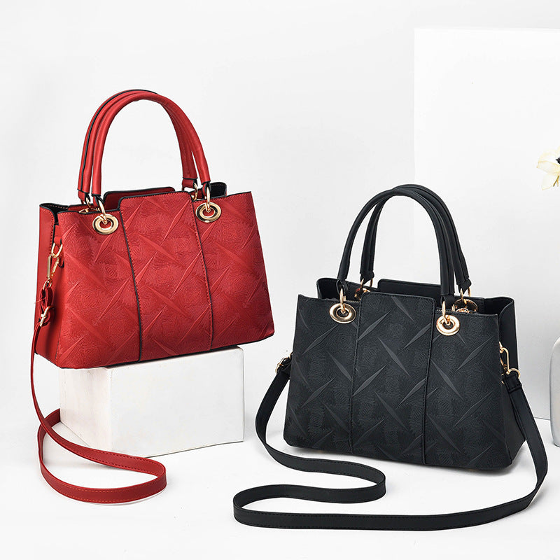 Women's Graceful Cool Popular Trendy Embossed Handbags