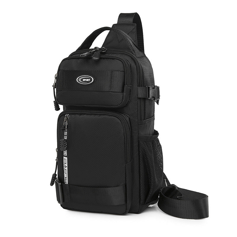 Men's Creative Versatile Oxford Cloth Waterproof Men's Chest Bags