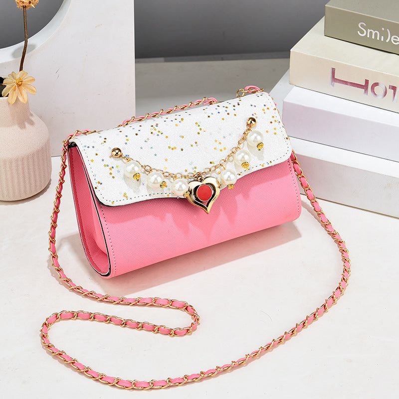 Women's Fashion Chain Western Style Sequin Crossbody Bags
