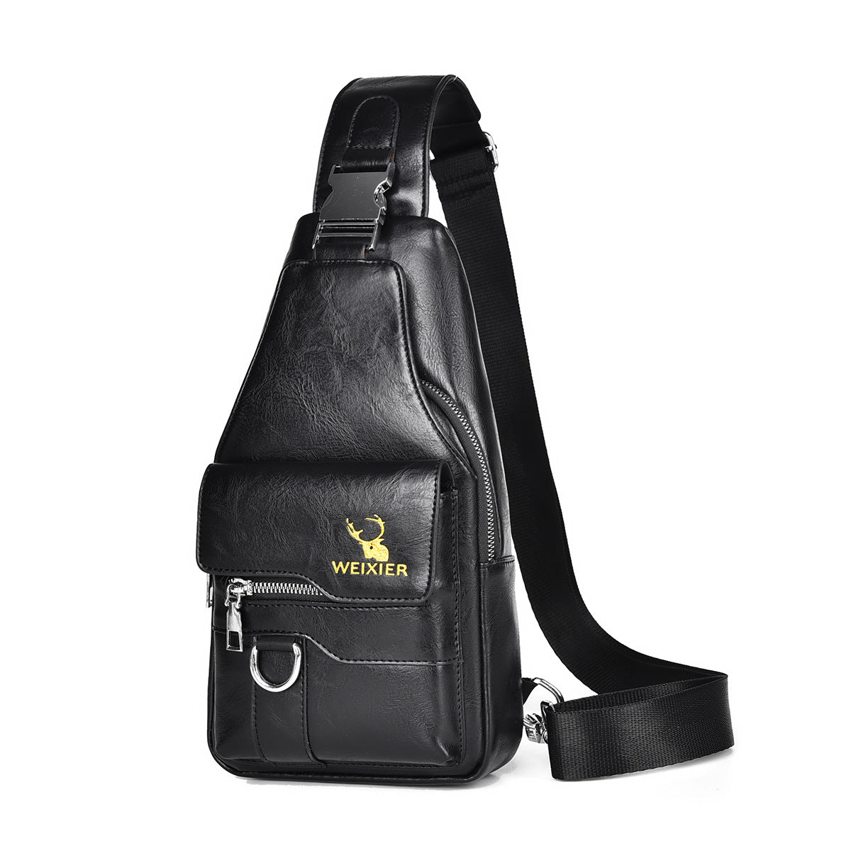 Men's Retro Easy Matching Large Capacity Waterproof Men's Chest Bags