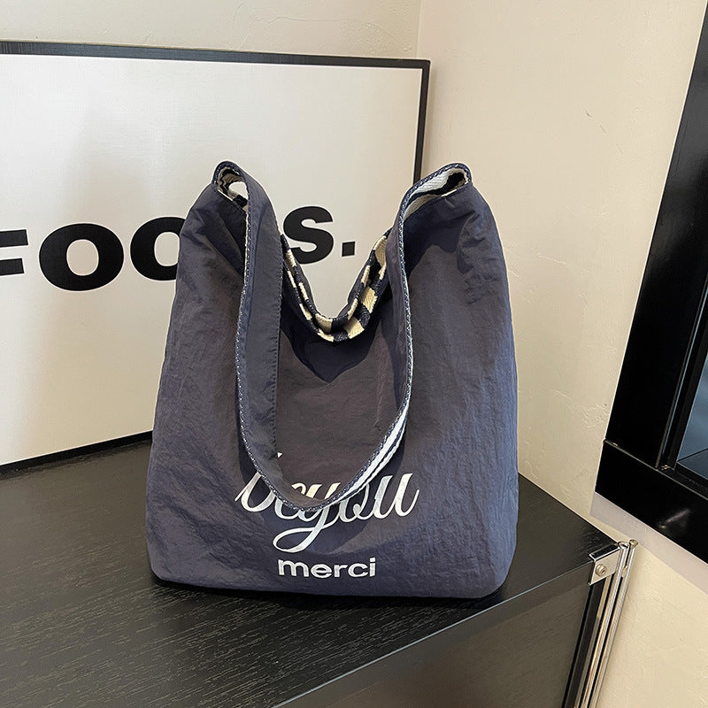 Korean Style Artistic Design Double-sided Summer Shoulder Bags