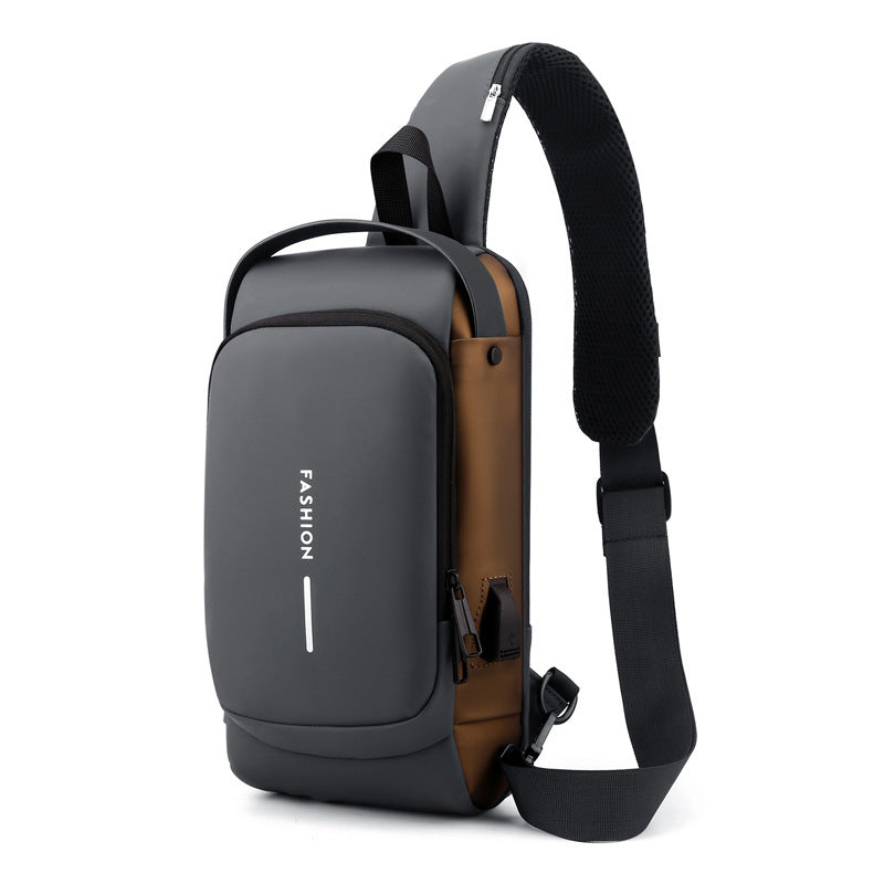 Men's Versatile Beautiful Popular Motorcycle Password Men's Chest Bags