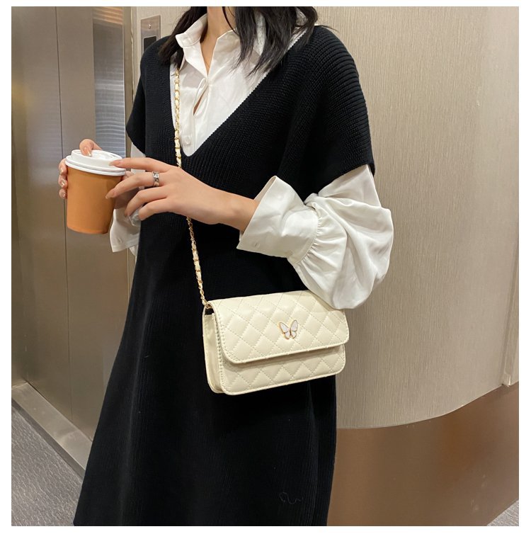 Women's Western Style Butterfly Chain Korean Fashion Shoulder Bags