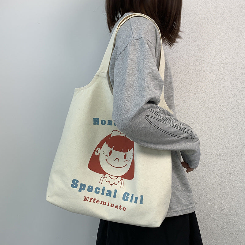 Female Fruit Orange Artistic College Simple Portable Shoulder Bags