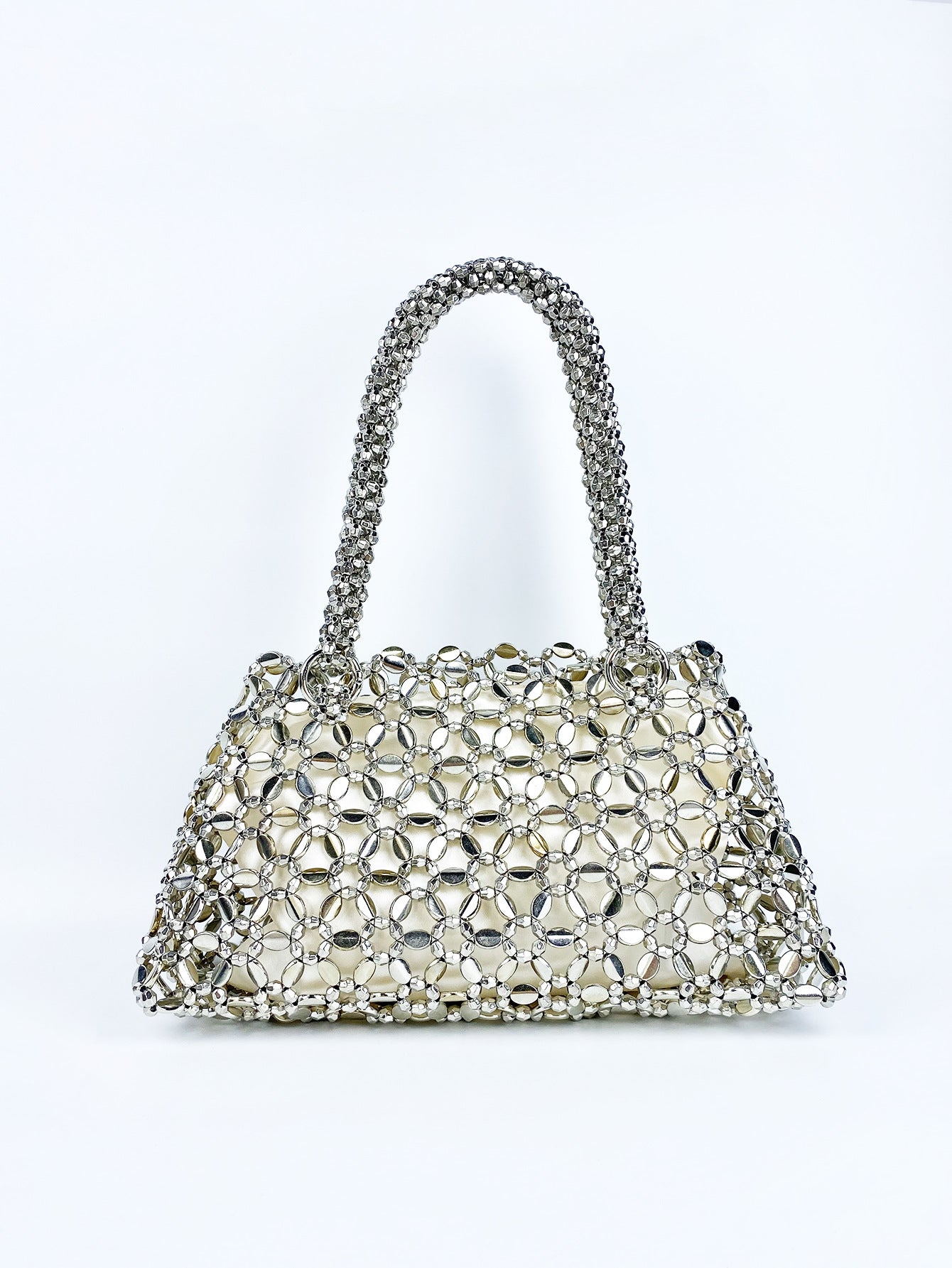 Woven Hollowed Good-looking Ceiling Versatile Shiny Handmade Handbags