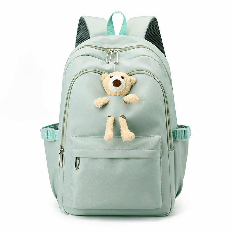 Women's Preppy Simple Large Capacity Versatile Early Backpacks