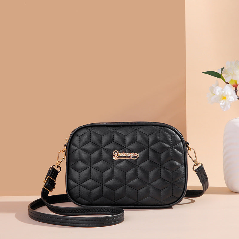 Versatile Women's Fashion Diamond Pocket Mobile Crossbody Bags