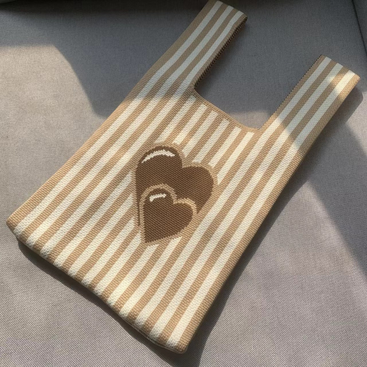 Women's Knitted Wool Vest Hand Carrying Box Handbags