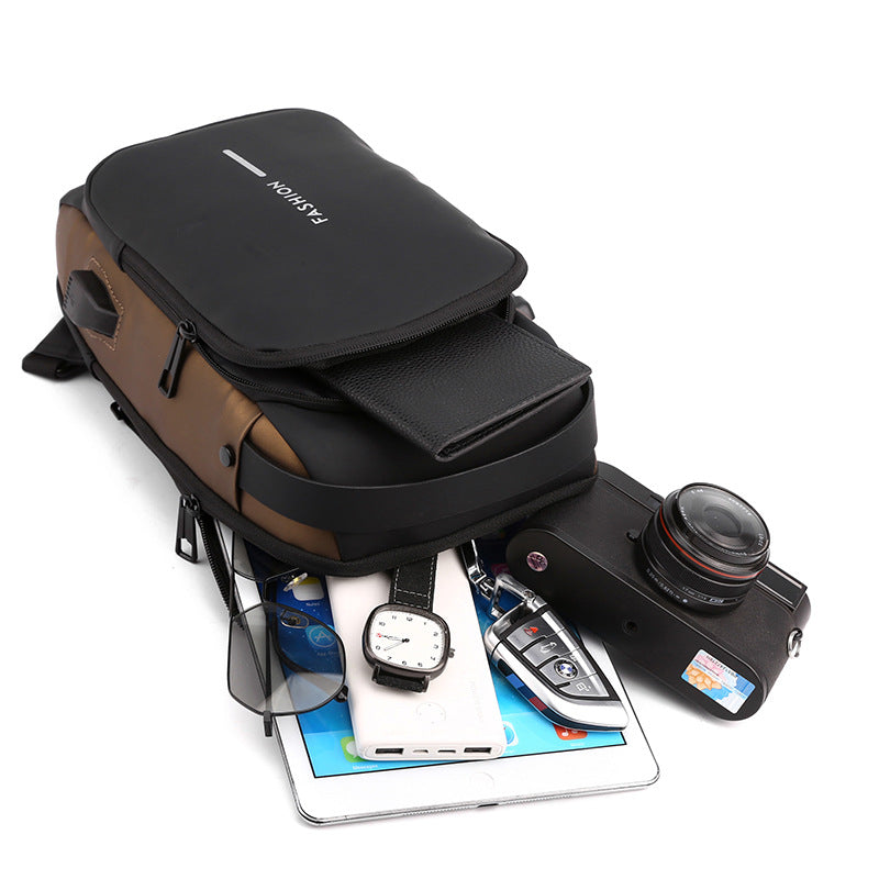 Men's Versatile Beautiful Popular Motorcycle Password Men's Chest Bags