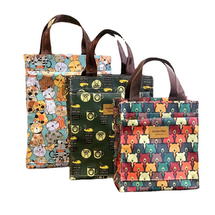 Volume Waterproof Lunch Box Snack Make-up Handbags