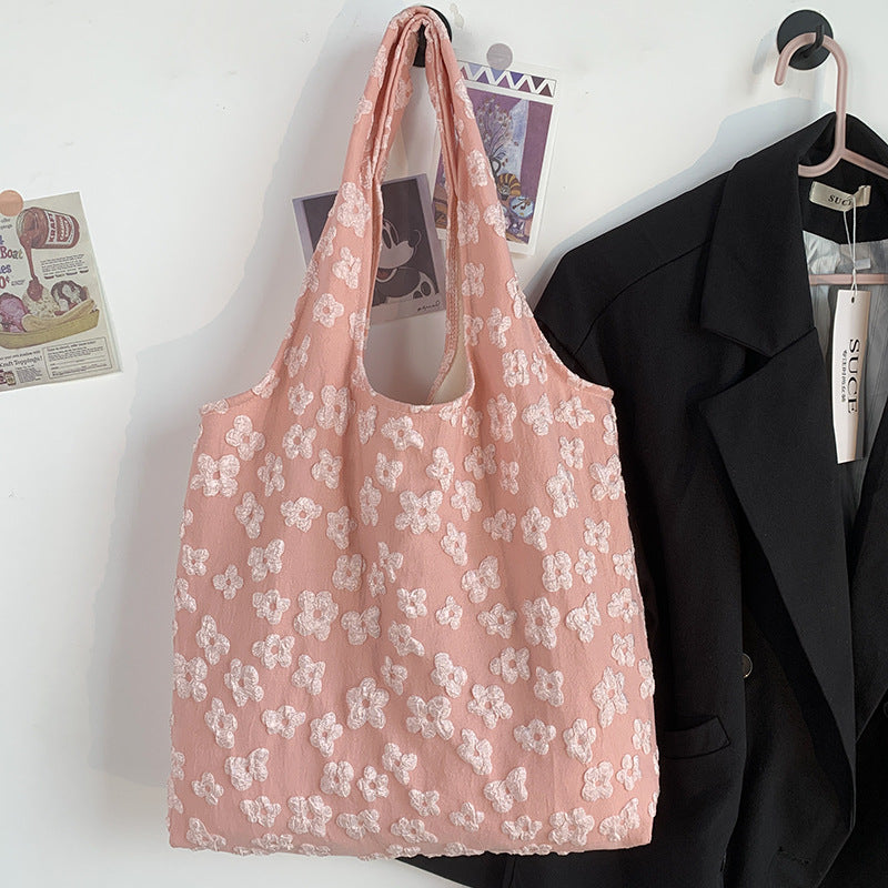 Summer Simple Fairy Flower Laced Portable Bags