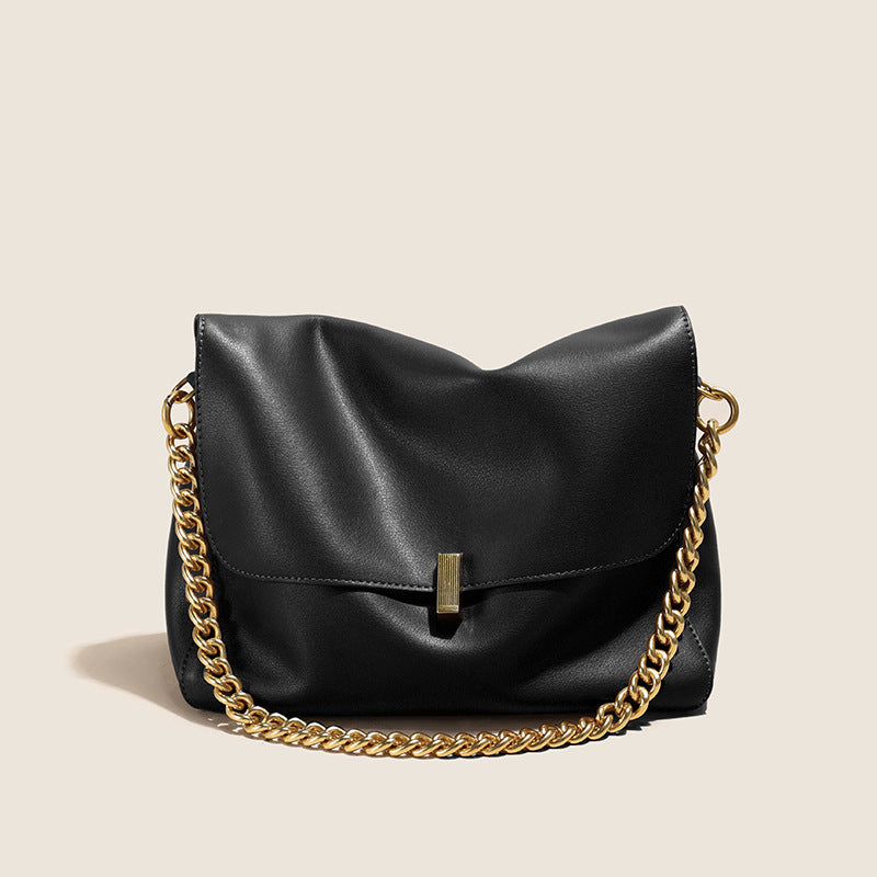 Women's Genuine Leather Fashion Simple Design Shoulder Bags