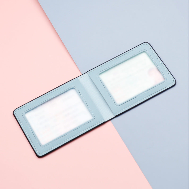 2 Position Unlabeled Motor Vehicle Driving Card Holder